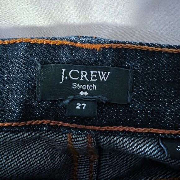 J.Crew Dark Wash Ever Stretch Skinny Ankle Toothpick Jeans 27 - Picture 8 of 16